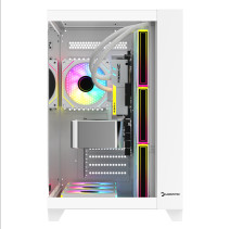 GAMEPOWER WARCRY TOPGLASS 4X ARGB FAN BEYAZ GAMING KASA 