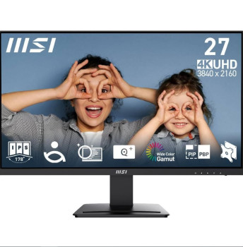 27 MSI PRO MP273U UHD FLAT IPS 4MS 60HZ ANTI-GLARE HDR